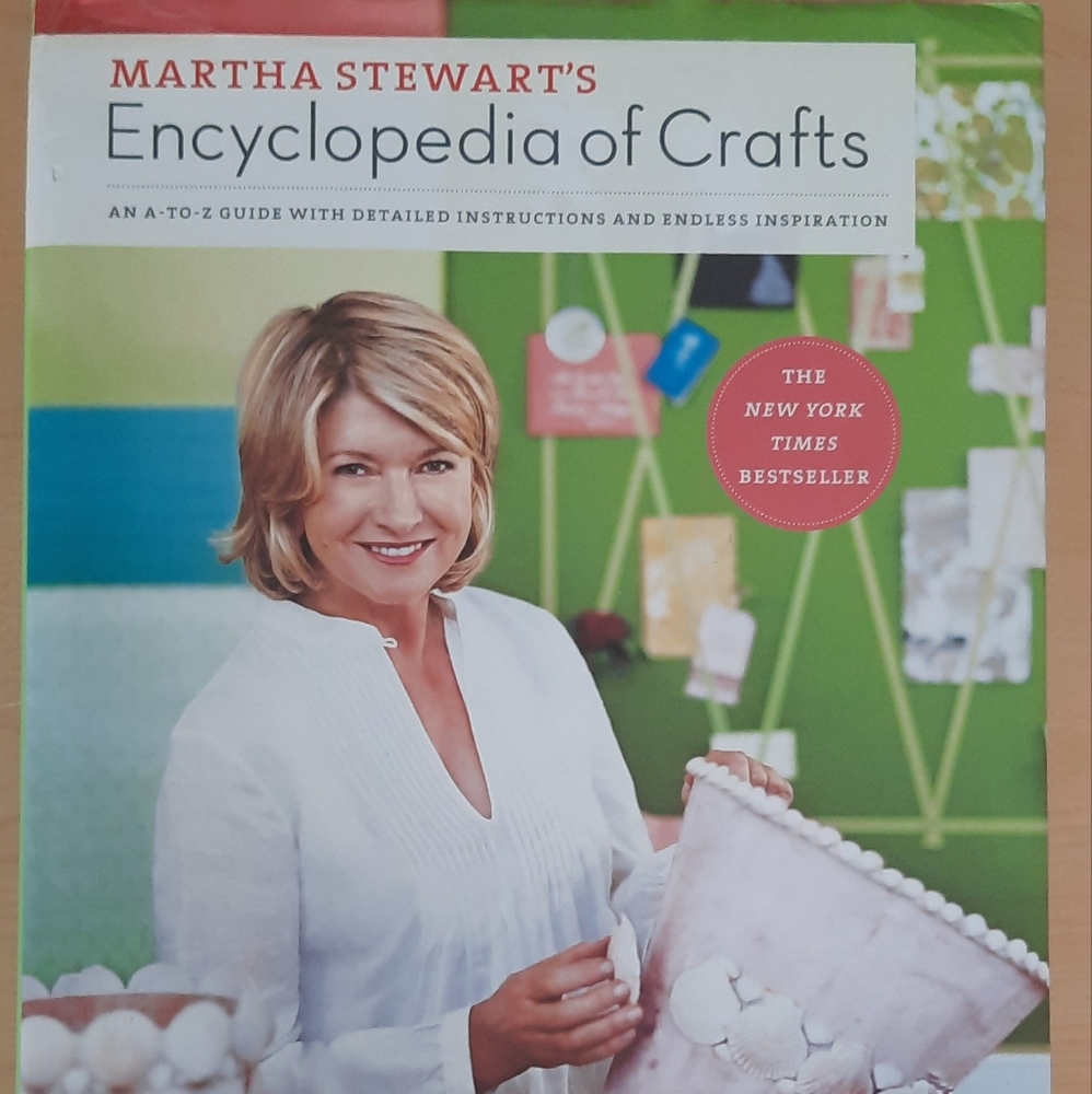 Martha Stewart-encyclopedia of crafts hard cover book.